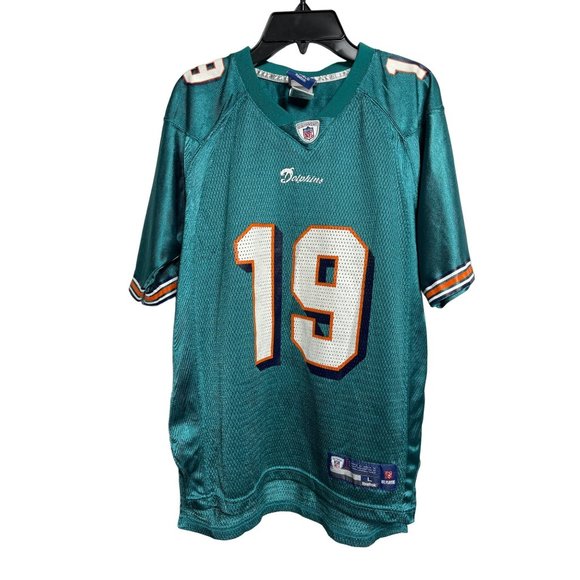 Reebok Other - Miami Dolphins Reebok On Field Jersey # 19 Size Large 14-16 Youth